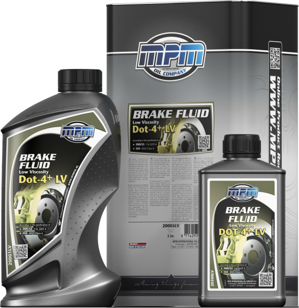 20000LV • Brake Fluid Low Viscosity DOT 4+ LV | Products | MPM Oil
